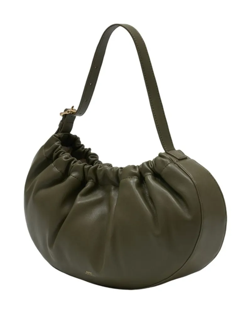 A.P.C. Women's Ninon Shoulder Bag Khaki Synthetic Khaki