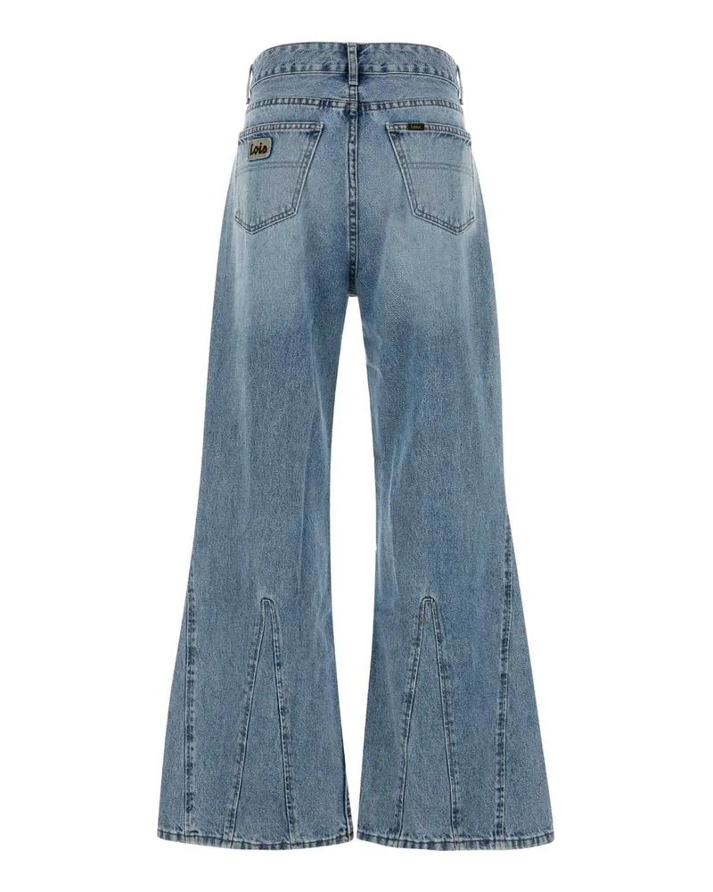 Lois Flare Jeans — Blue Blue