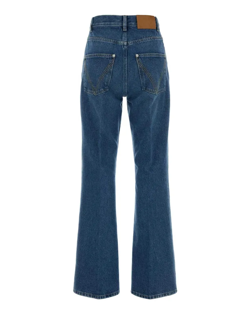 Bottega Veneta Women's Denim Jeans Midblue Exterior: Cotton Blue