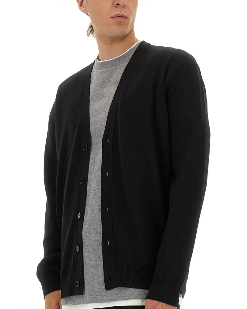 Jil Sander Merino Wool Cardigan — Black Black