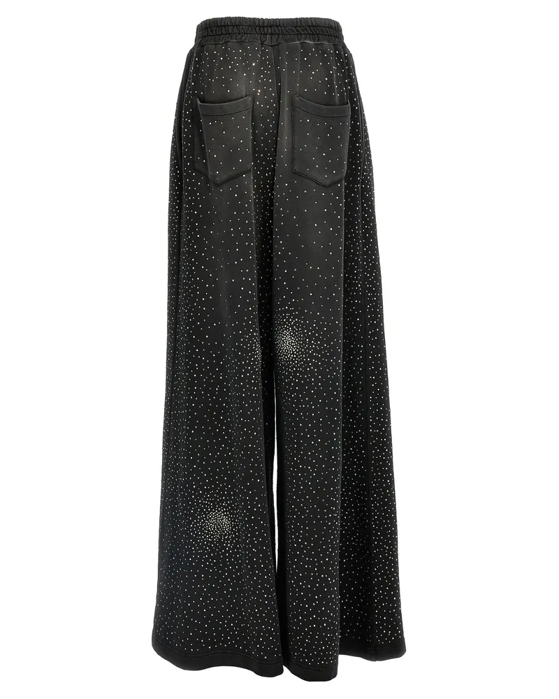Giuseppe di Morabito Rhinestone-Embellished Joggers — Black Black
