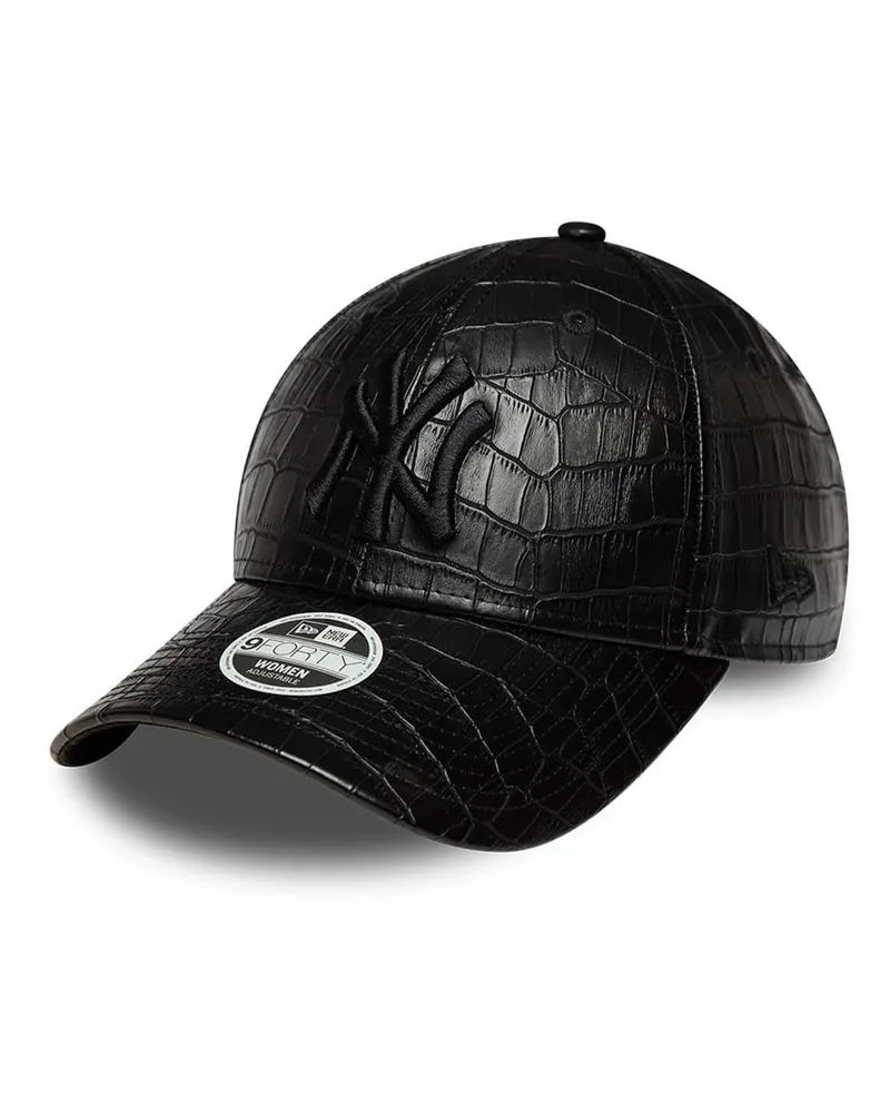 New Era Women's Baseball Cap 9forty Black Undervisor: Cotton; Crown Hat Black
