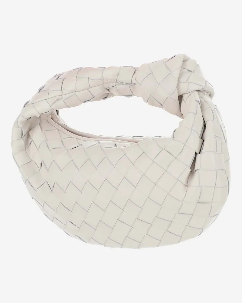Bottega Veneta Women's Mini Bag Jodie White Lambskin Handbags Hand White