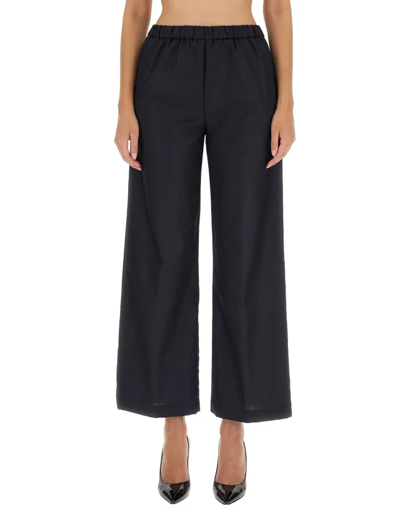 ASPESI Wool blend Trousers — Blue Blue