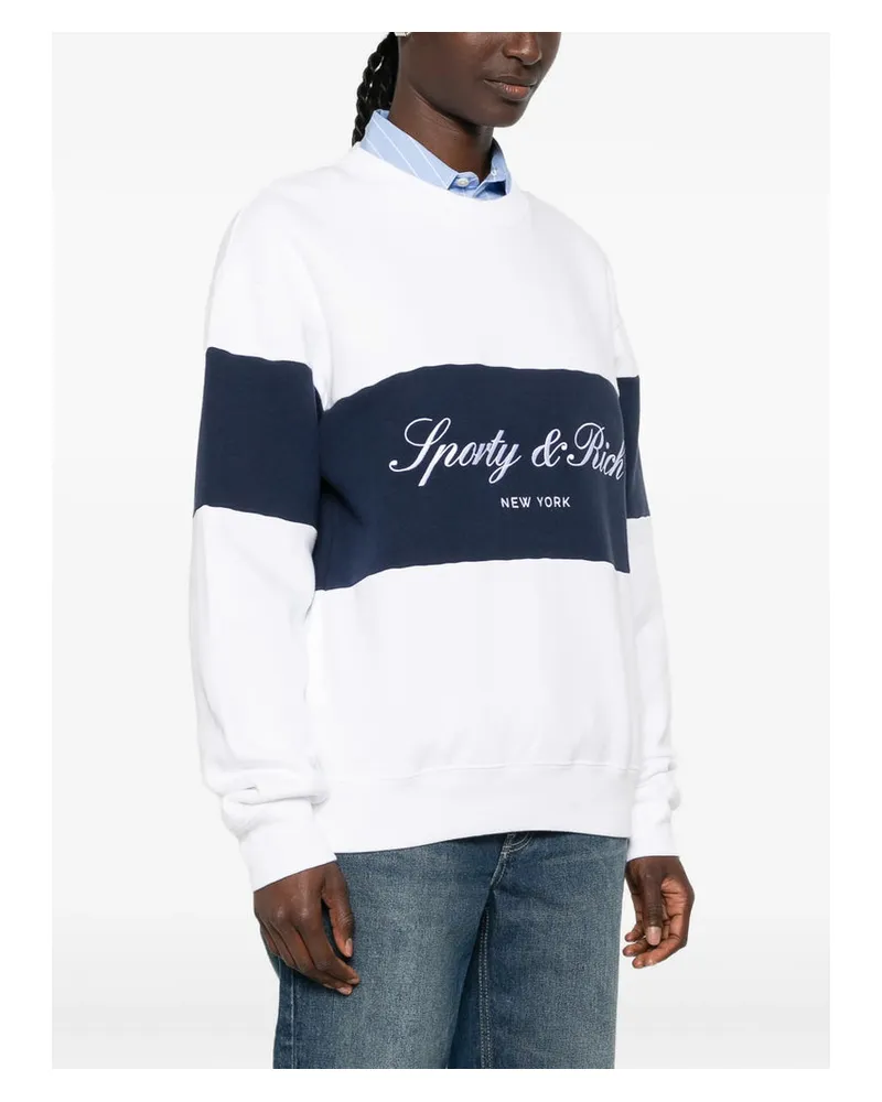 SPORTY & RICH Wdkna Sweatshirt — White White