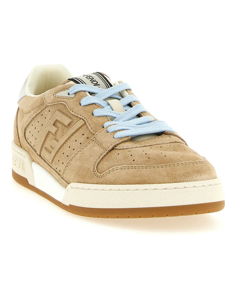 Fendi Match Sneaker — Beige Beige
