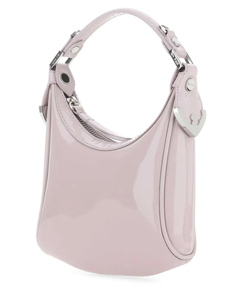by FAR Women's Lilac Leather Cosmo Handbag Grey Borse A Mano Bag Purple