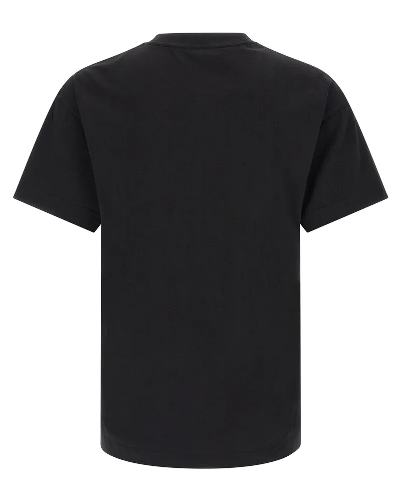 Palm Angels Men's Bicolor Cotton T-Shirt Black