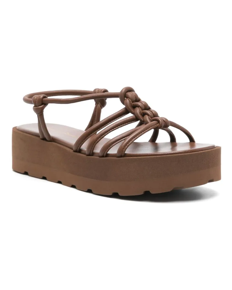 Gianvito Rossi Hebe Sandal — Camel Camel