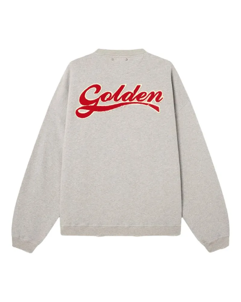 Golden Goose Cotton Crew Neck Sweatshirt — Grey Grey