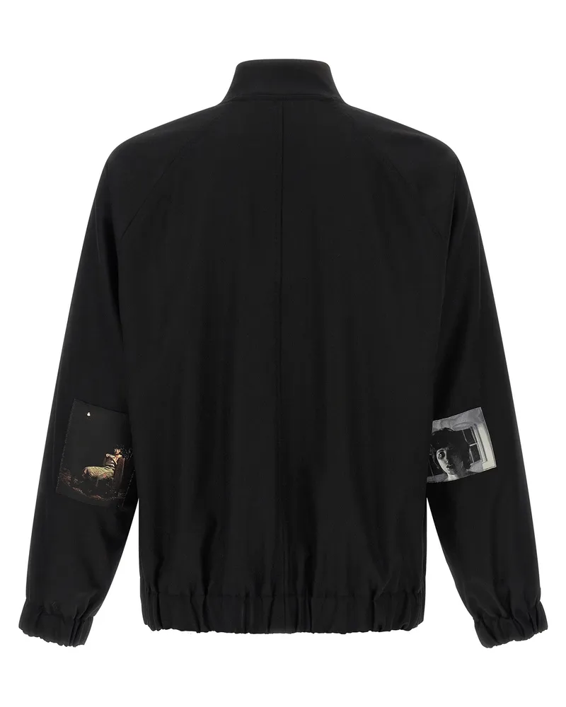 Undercover Wool Bomber Jacket — Black Black
