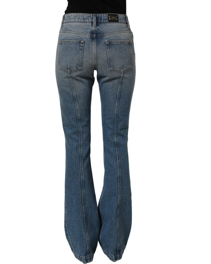 Dolce & Gabbana Distressed Boot Cut Jeans — Blue Blue