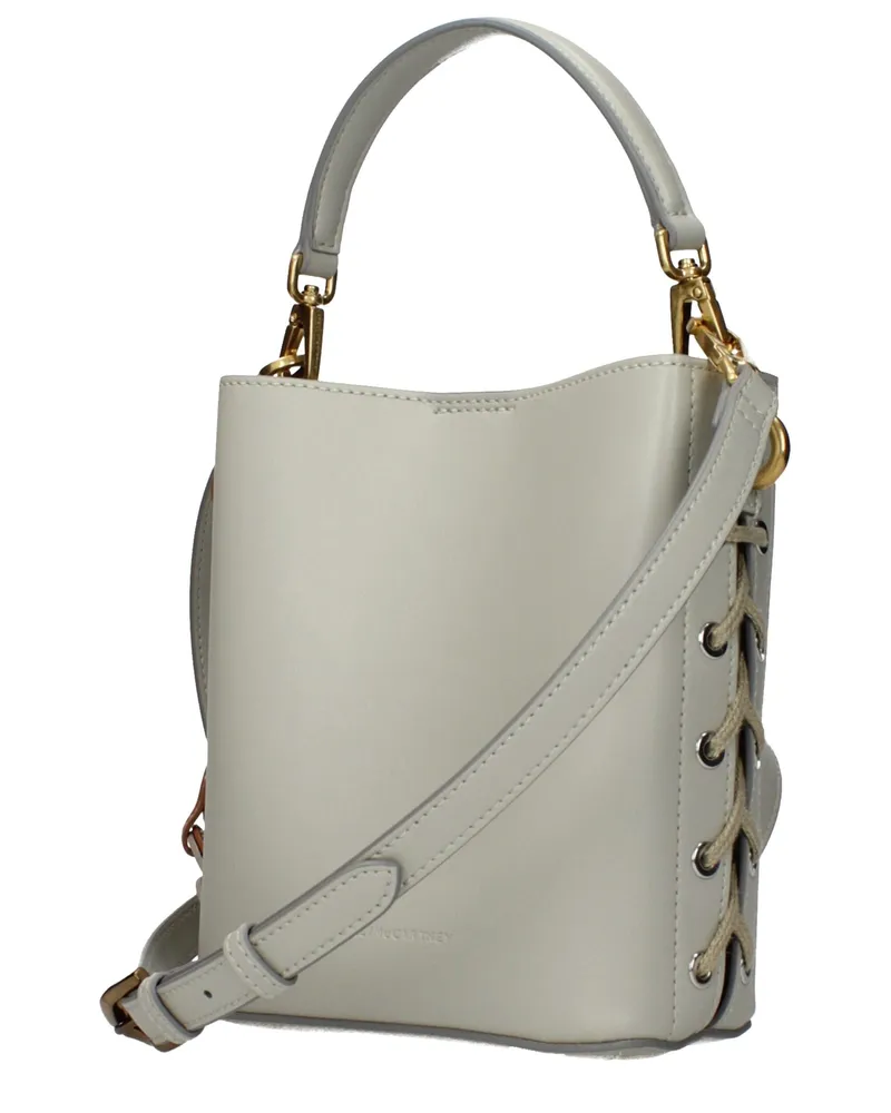 Stella McCartney Women's Gray Leather Handbag Bag Gray