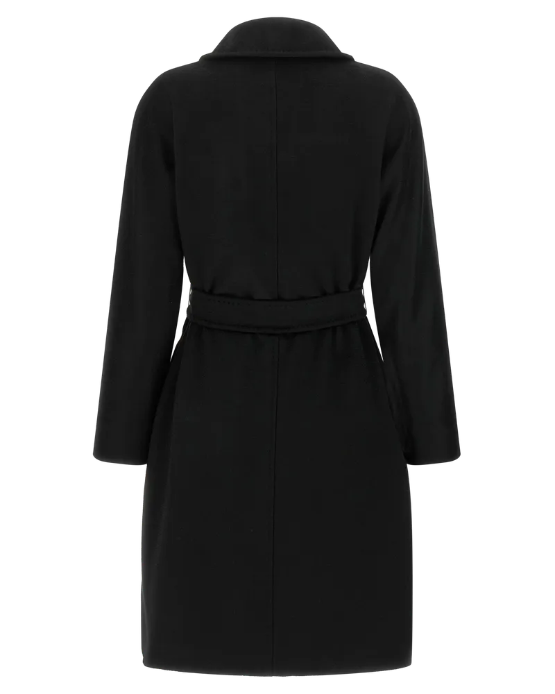 Max Mara Studio Coat — Black Black