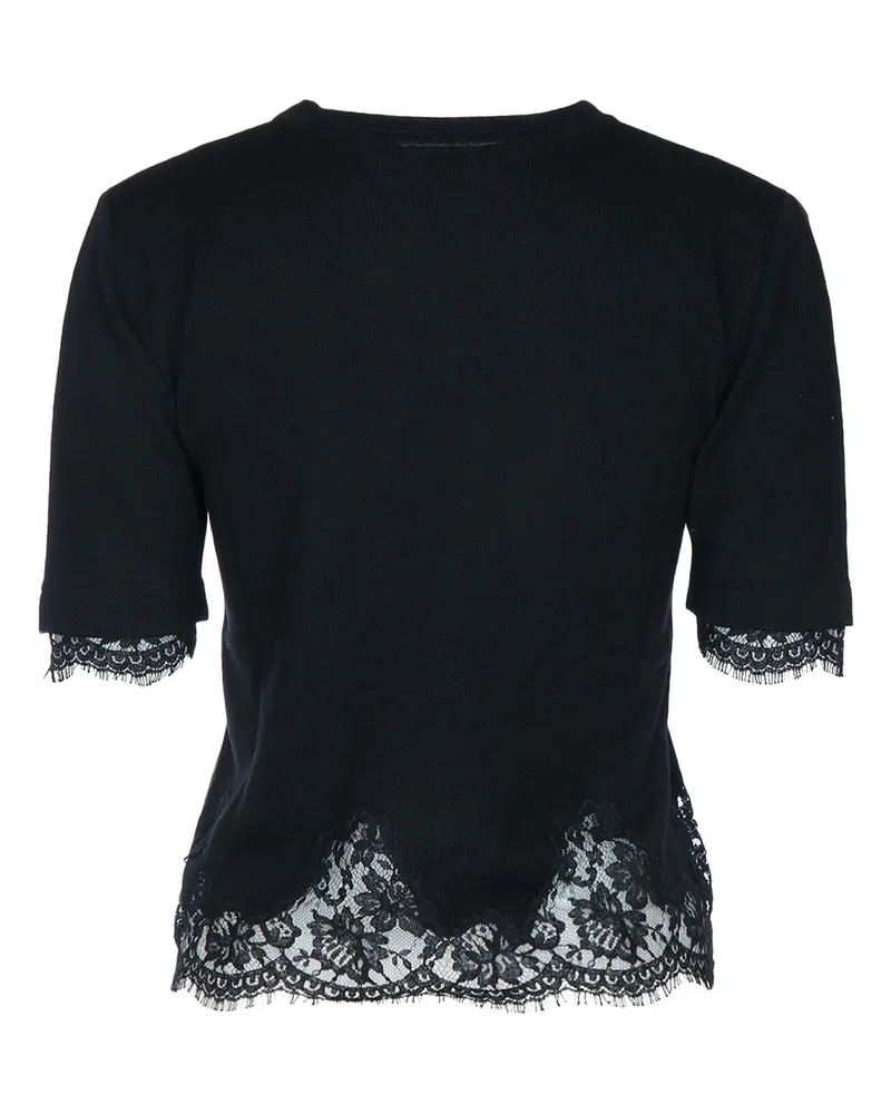 Ermanno Scervino Pizzo Sweater — Black Black
