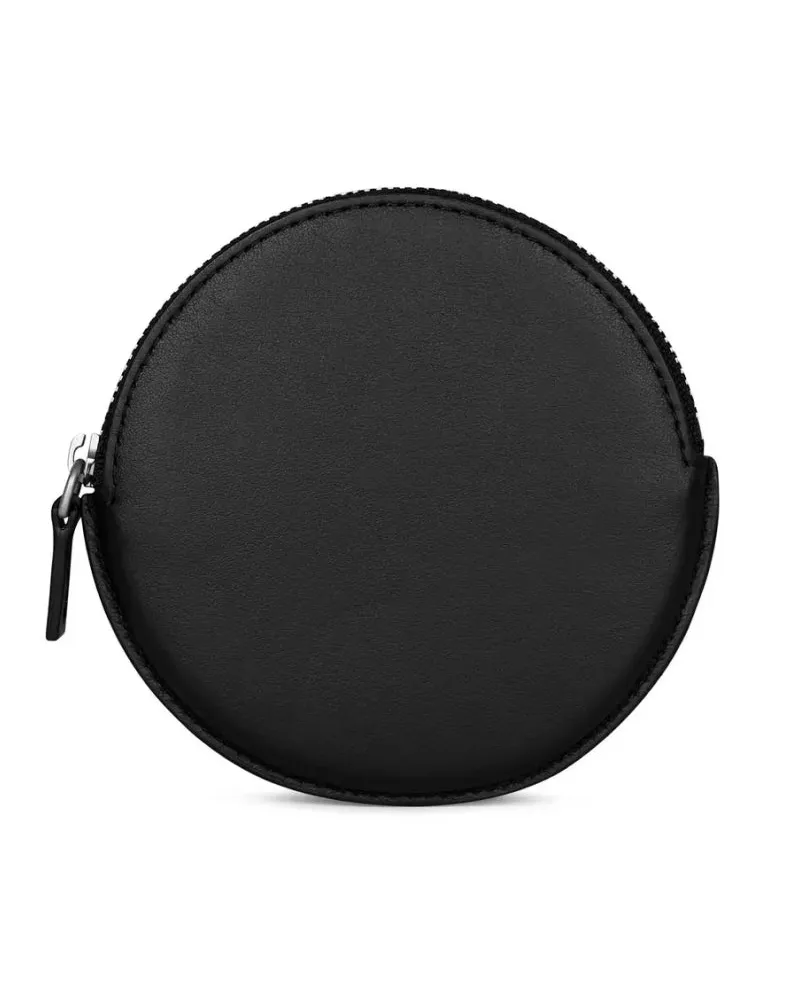 Jacquemus Men's Le Pitchou Round Coin Purse Black Accessories > Wallets Black