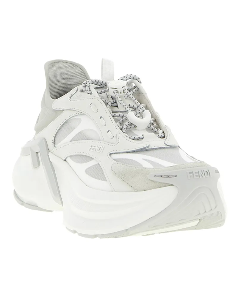 Fendi F-Light Sneaker — White White