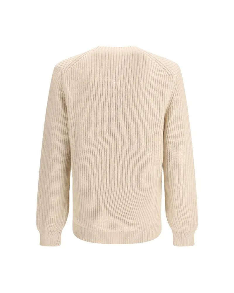 Fendi Men's Beige Wool Oves Aries Sweatshirt Clothing Beige