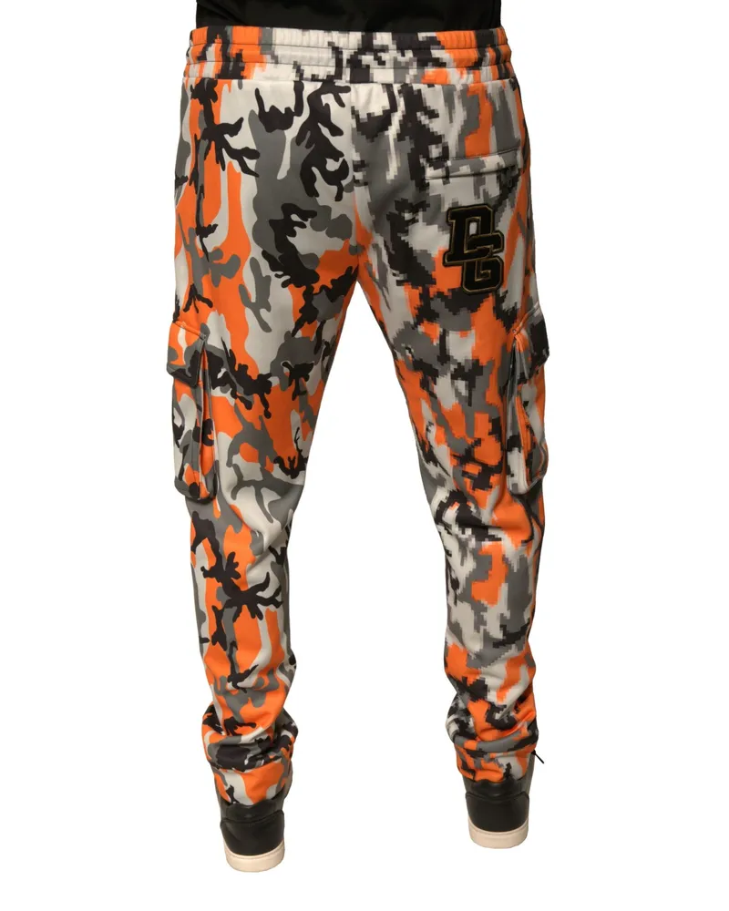 Dolce & Gabbana Camouflage Cotton-Polyester Cargo Pants — Multicolor Multicolor