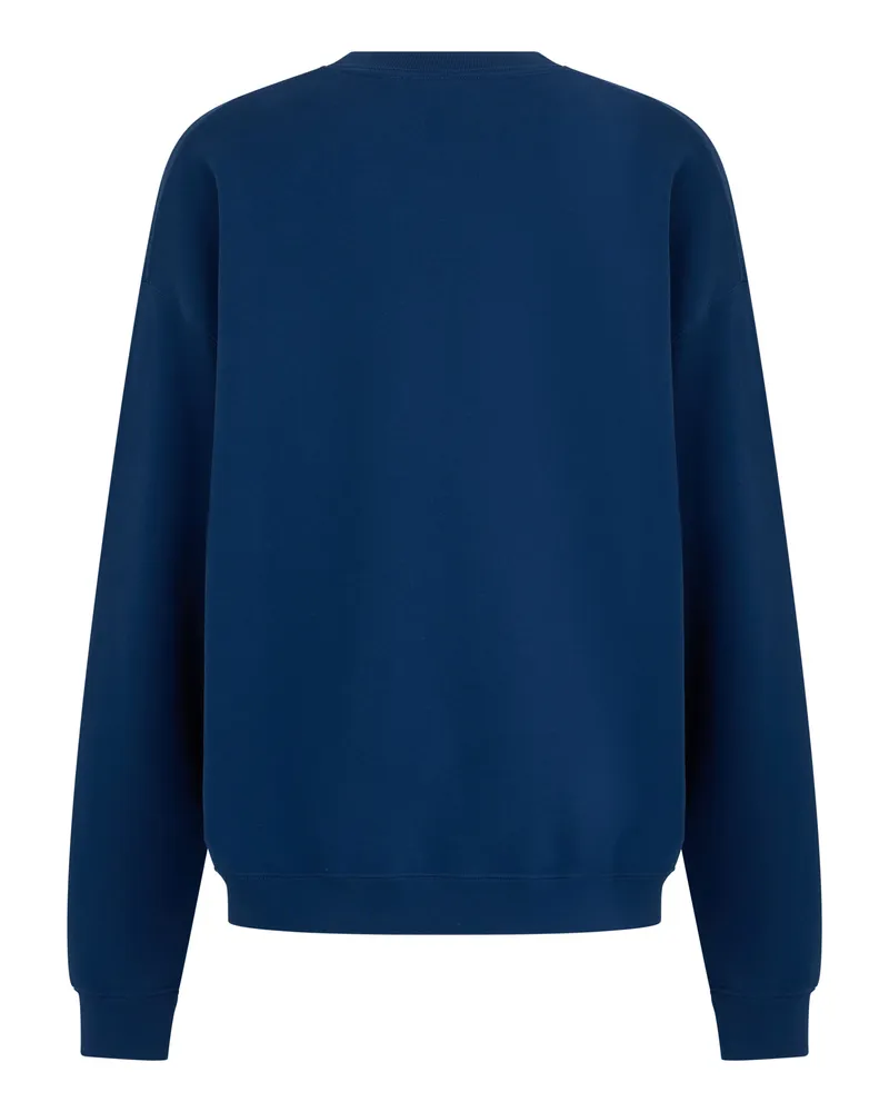 Canada Goose Men Hoodie With Embroidered Logo Blue Cotton Sweatshirts Sweater Navy