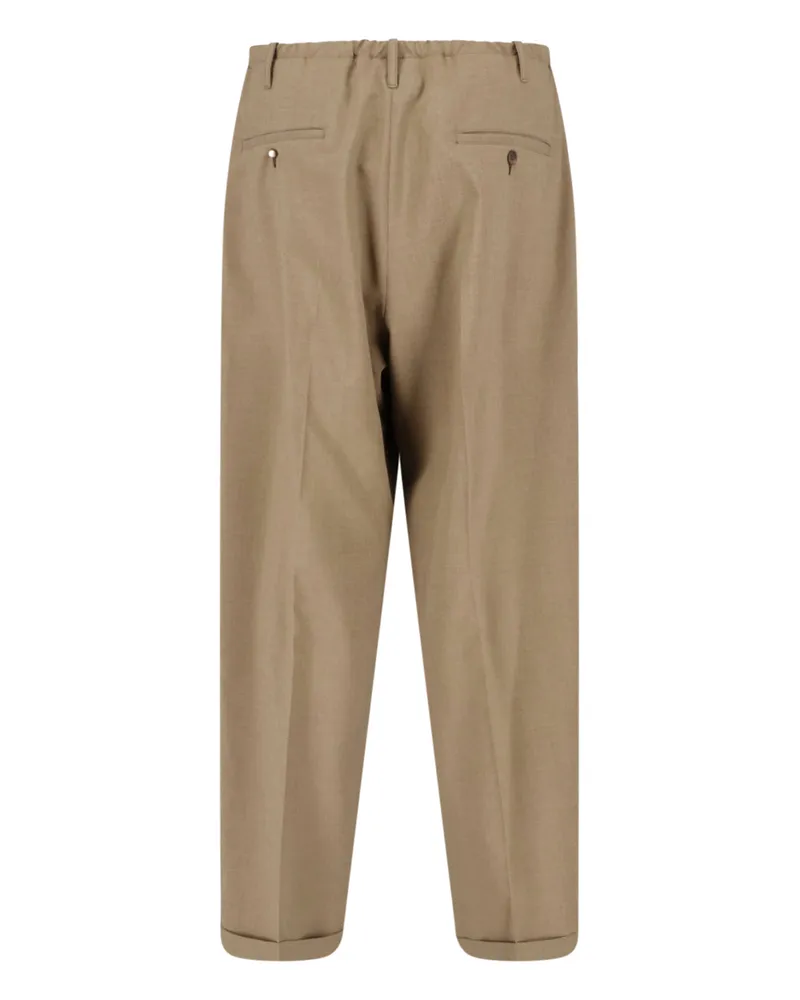 Magliano Men's Trousers Brown Polyester Brown