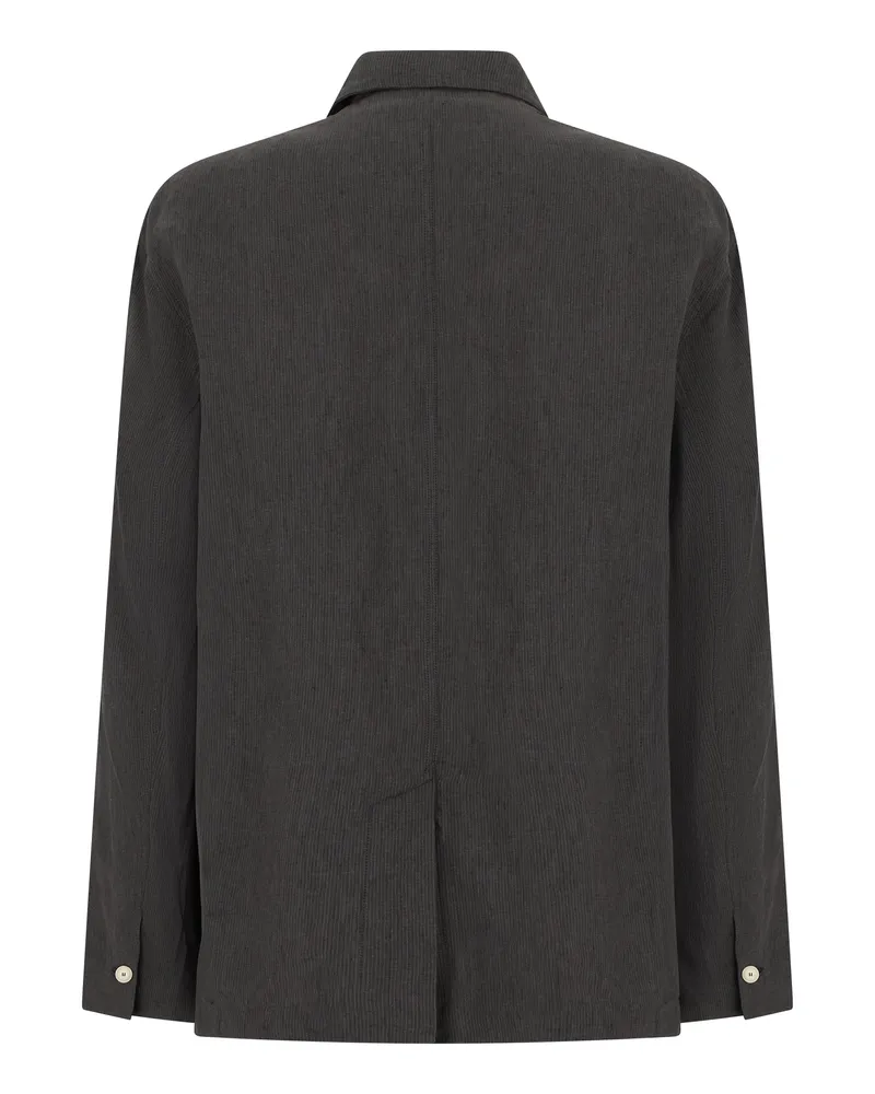 Jacquemus Men's Jacket Single-Breasted Grey Viscose Suit & Dinner Gray