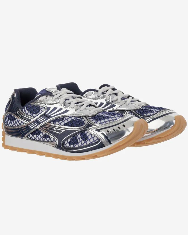 Bottega Veneta Men's Sneakers Orbit Navy Polyurethane Trainers Navy