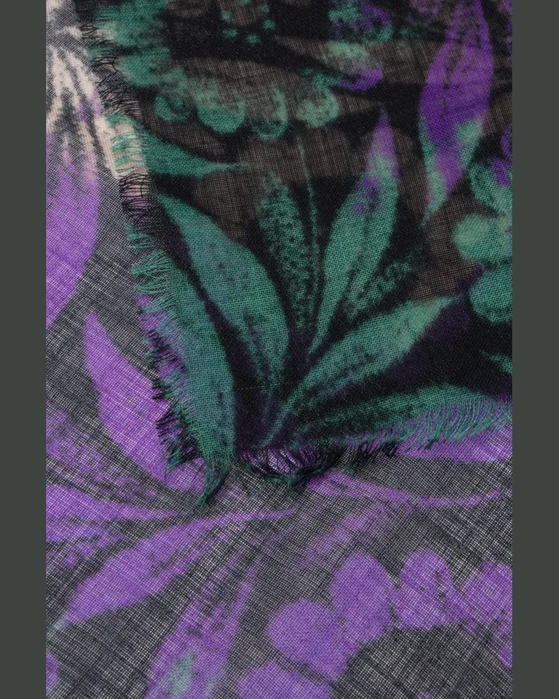 Dries van Noten Men's Sciarpa 508 Sciarpe E Foulard Scarfs Purple