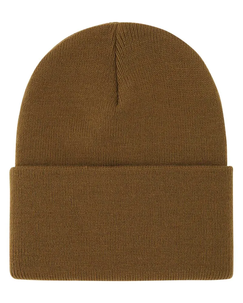 Carhartt WIP Unisex Biscuit Acrylic Beanie Hat Hamiltonbrown Cuffie Brown