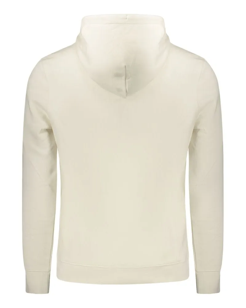 Calvin Klein Logo-Embroidered Hoodie — White White
