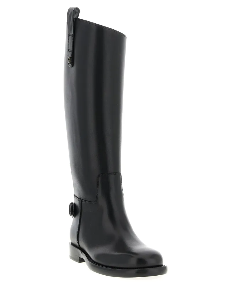 Burberry Cavalier Boot — Black Black