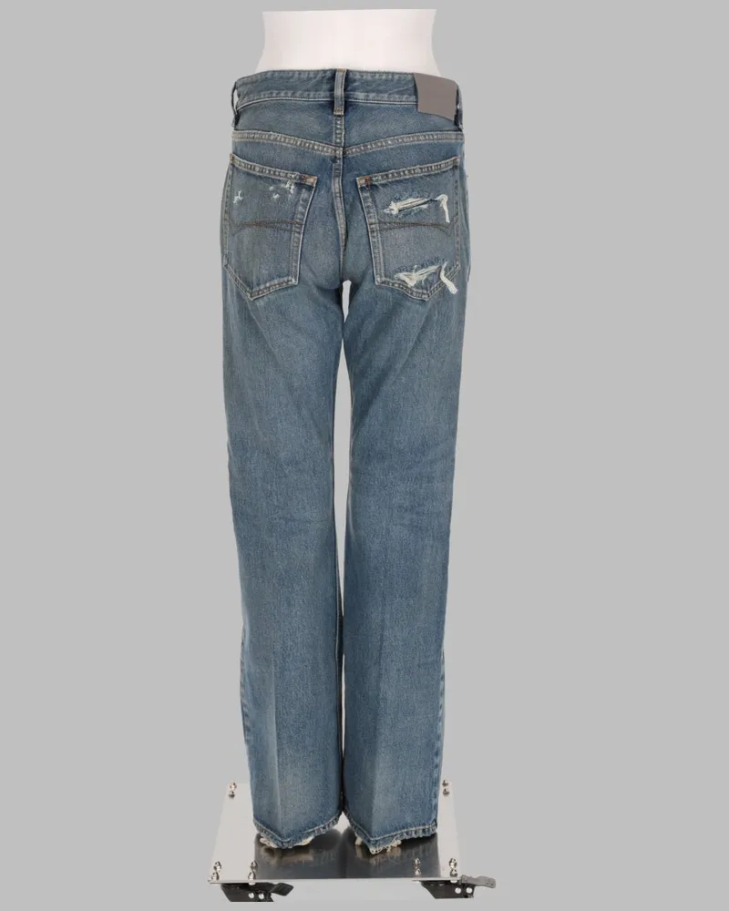 Balenciaga Japanese Cotton Jeans — Blue Blue