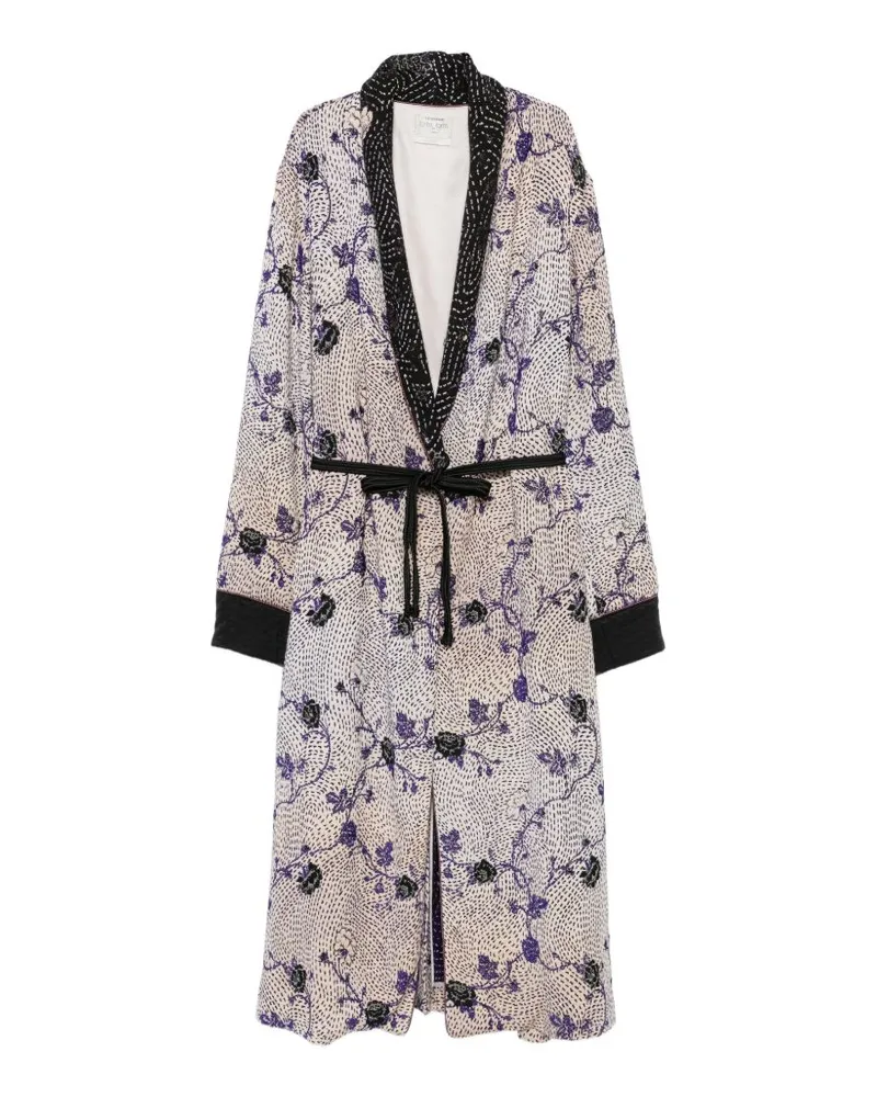 forte_forte Cherry Blossom Coat — Cream Cream
