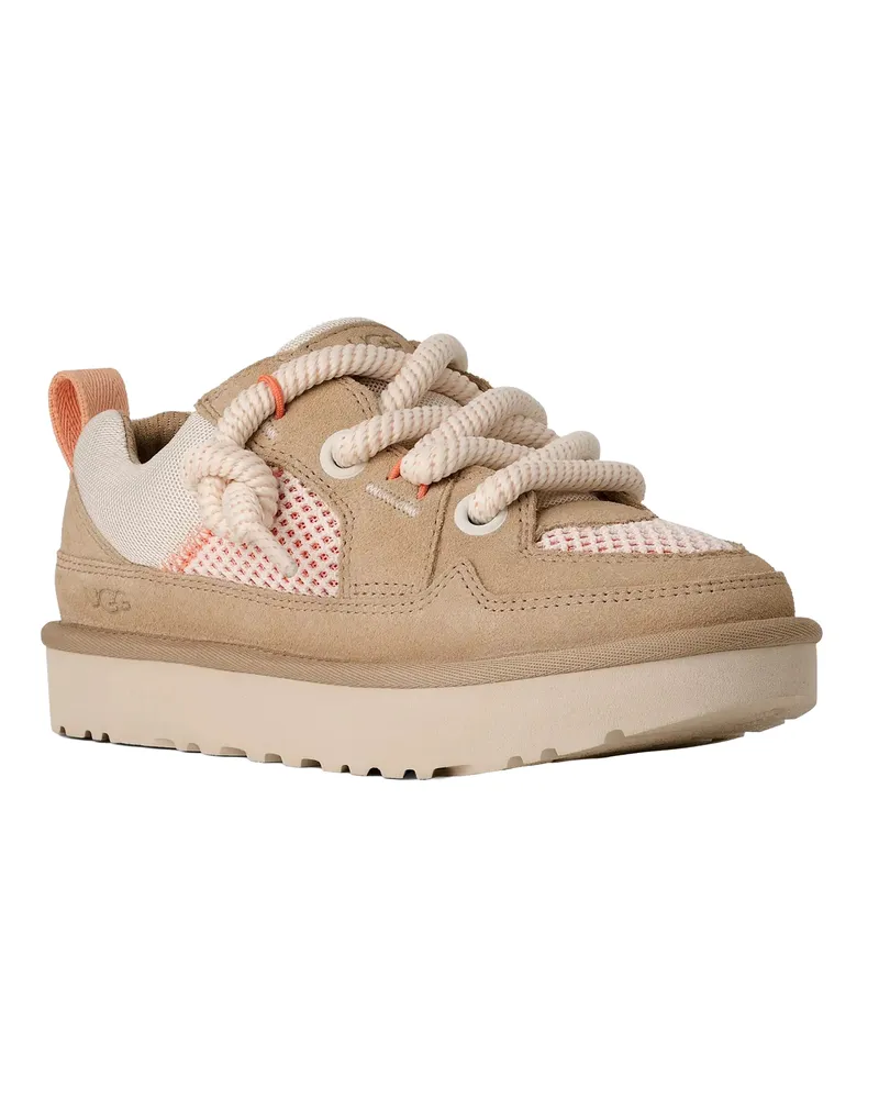 UGG Women's Sneakers Lowmel Sand Castle Multi Upper: Leather Trainers Beige