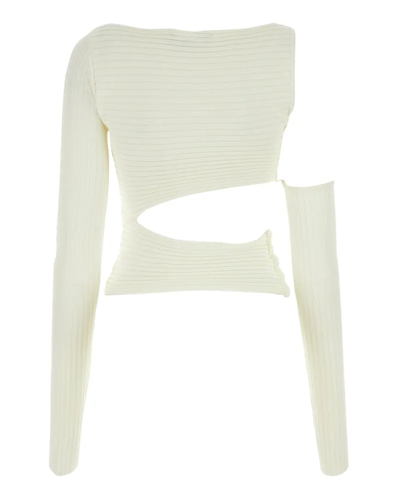 ADAMO Ivory Maglie Sweater White