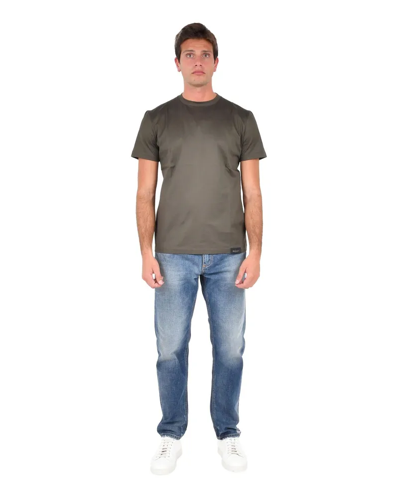 Low Brand Cotton T-Shirt — Brown Brown