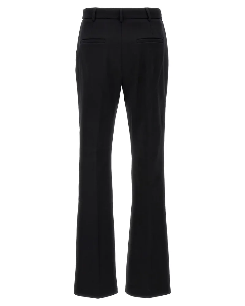 SPORTMAX Women's Black Cotton Casual Pants Black