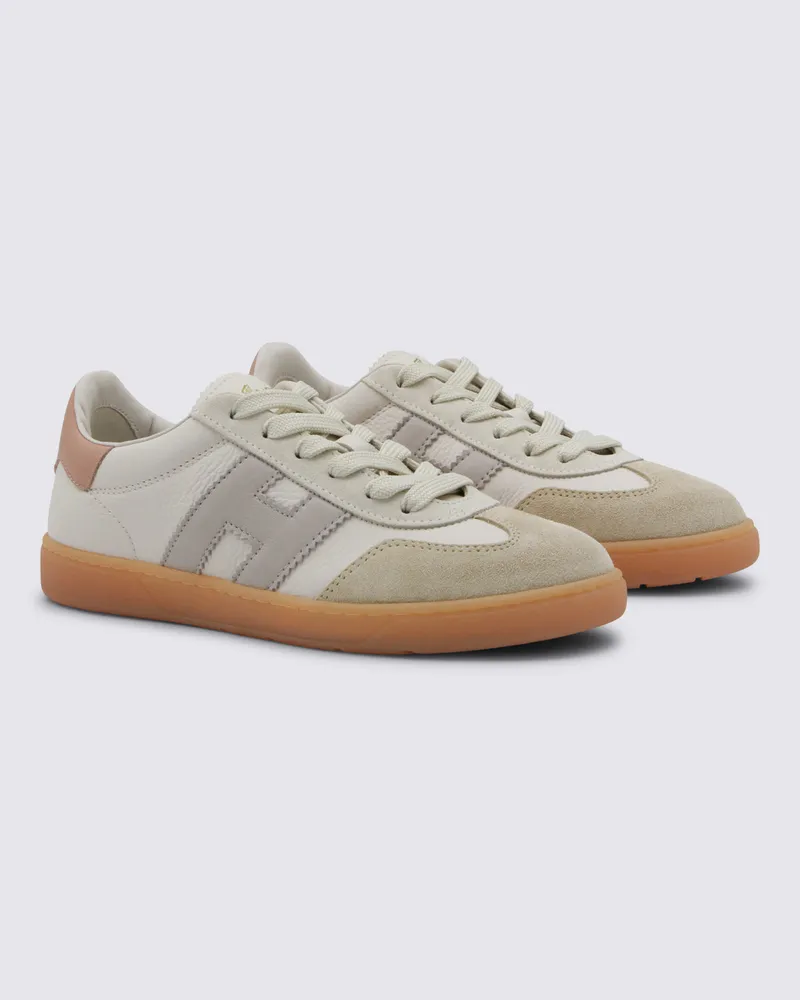 Hogan Women's Sneakers Bianco-Grigio-Nebbia _cover Le Sole El Bianco/grigio/nebbia Beige