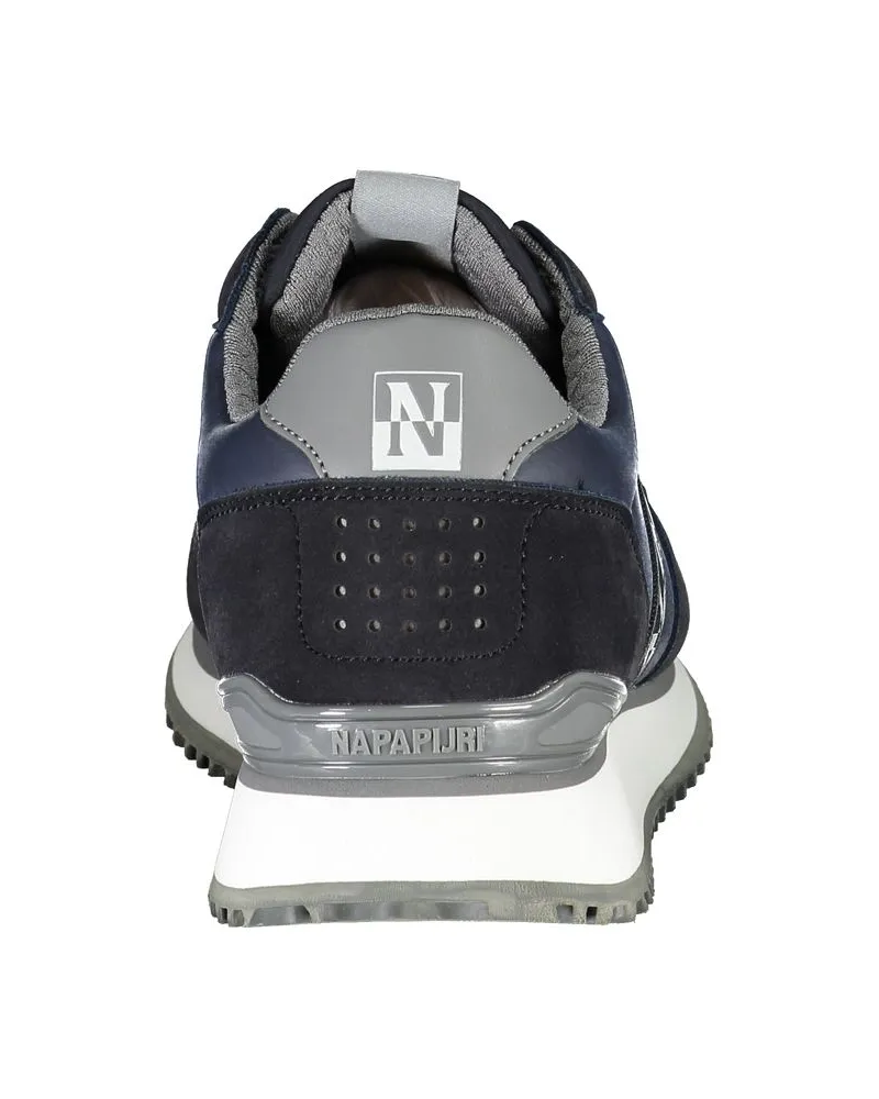 Napapijri Colour-Block Lace-Up Sneaker — Navy Navy