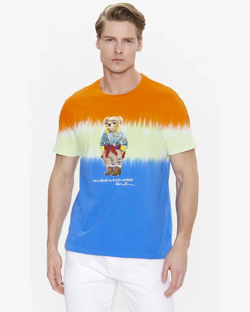 Ralph Lauren Men Polo Bear Tye Dye T-Shirt Multiple Colors Clothing > & T-Shirts Multicolor