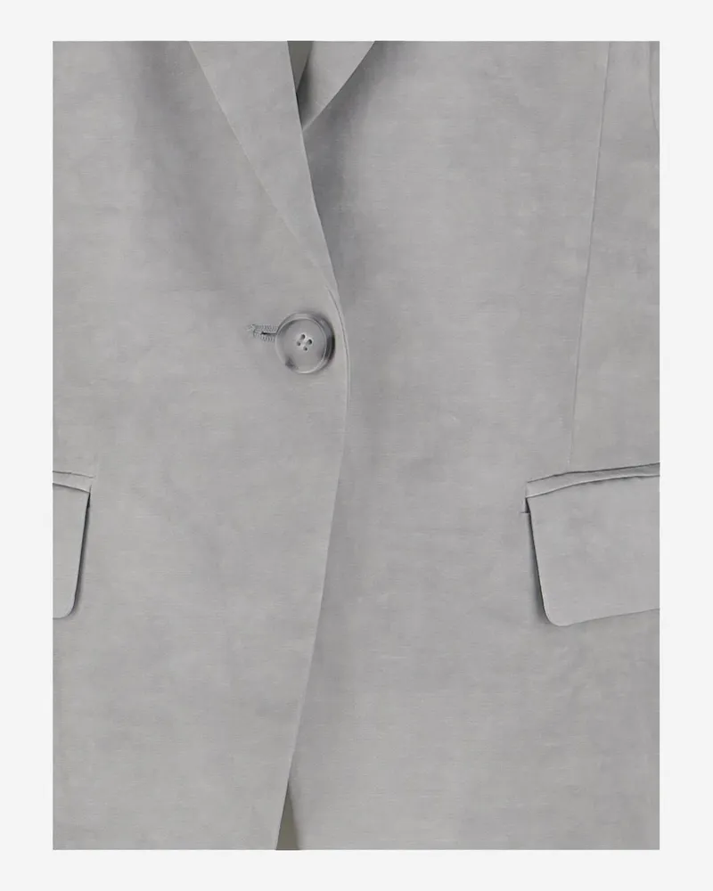 Pinko Women's Blazer Viscose Blend Grey Jacket Gray