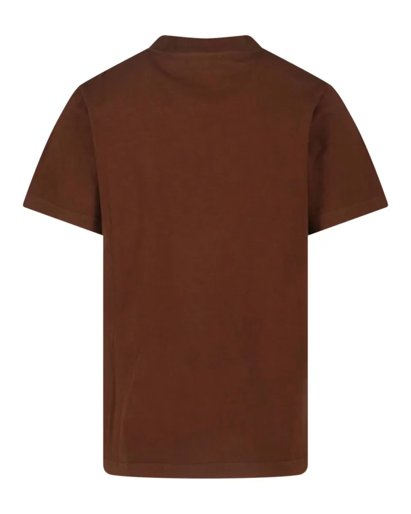 Entire Studios Unisex T-Shirts And Polos Brown Cotton Brown