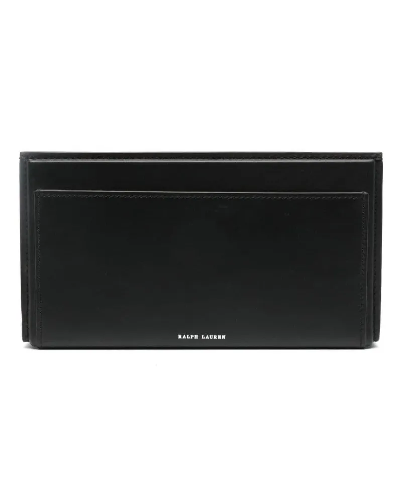 Ralph Lauren Unisex Leather Pouch Brennan Black Accessory Black