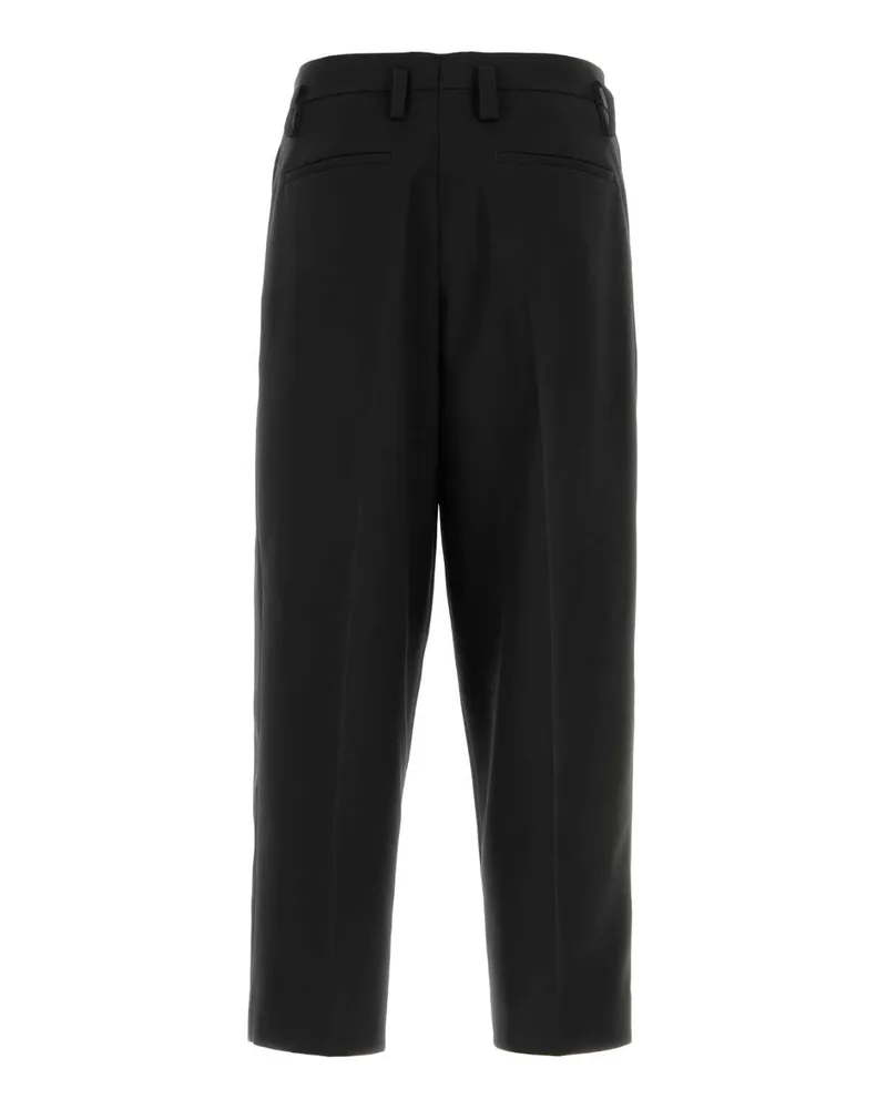 Jil Sander J61ka0063j70001 001 Black Exterior: Polyester Pantaloni Trousers Black
