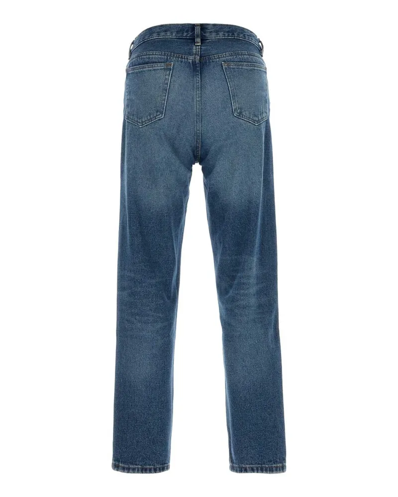 A.P.C. Men's Denim Martin Jeans Indigodelave Exterior: Cotton Blue