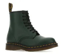 Unisex Bottle Green Leather 1460 Ankle Boots Greensmooth Sneaker