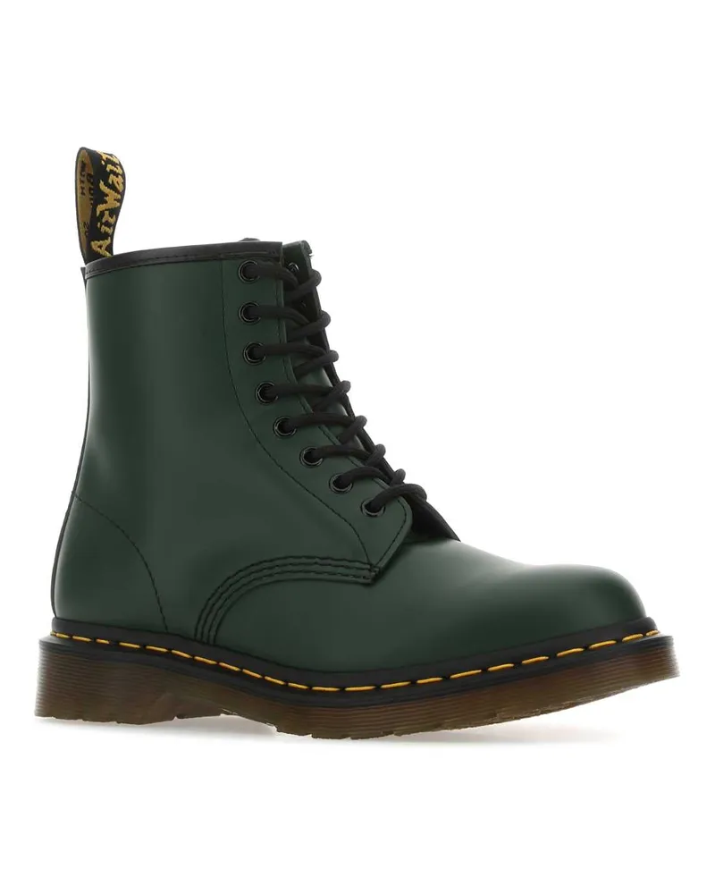 Dr.Martens Unisex Bottle Green Leather 1460 Ankle Boots Greensmooth Sneaker Green