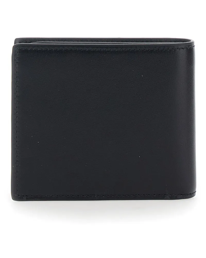 Gucci Men's Bi-Fold Wallet Black Leather Calf Black