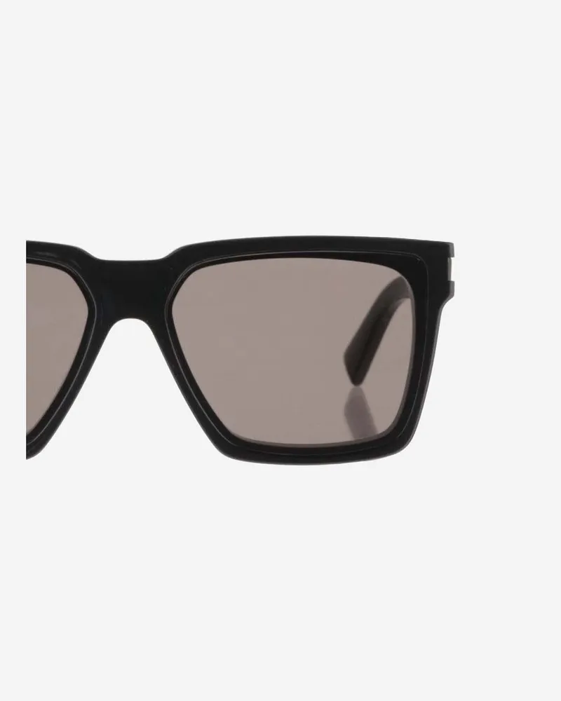Saint Laurent Men's Sl 610 Sunglasses Black Recycled Acetate Black