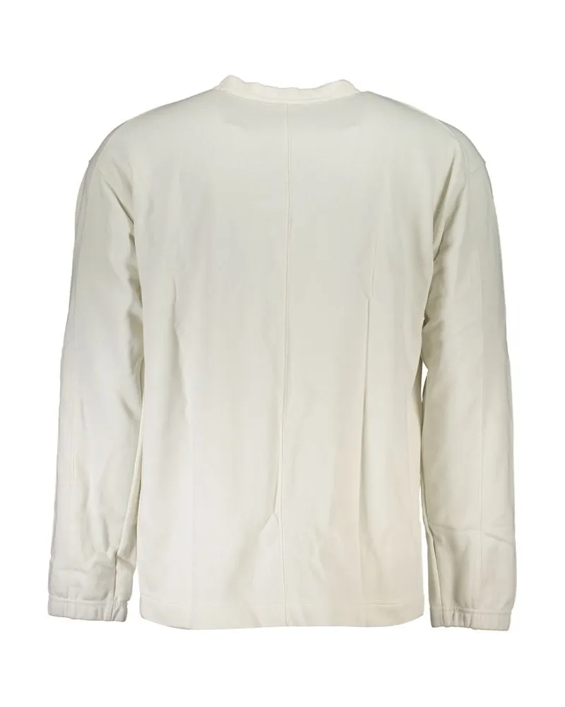 Calvin Klein Logo Embroidered Sweatshirt — White White